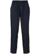 Paura Logo Print Track Pants - Blue
