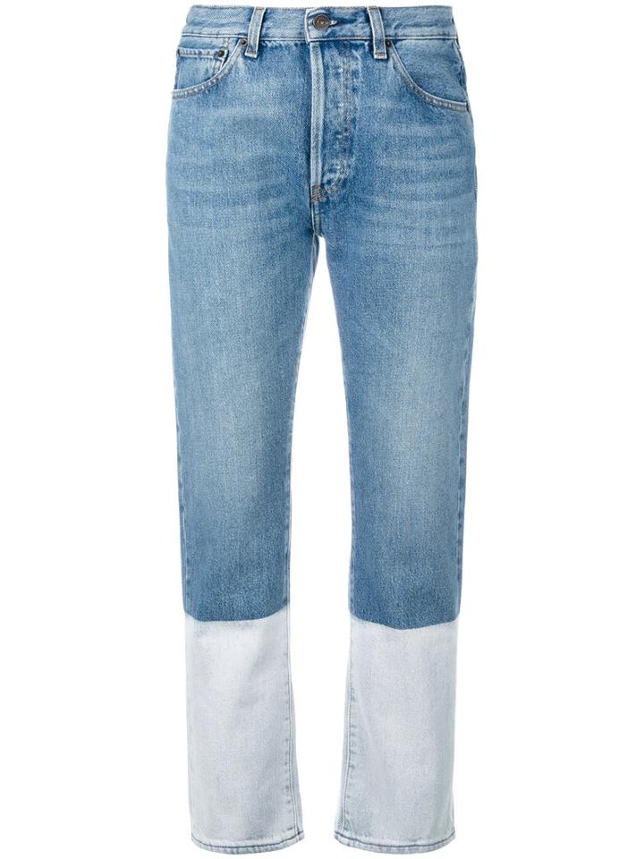 Ports 1961 Bootcut Cropped Jeans, Women's, Size: 25, Blue, Cotton