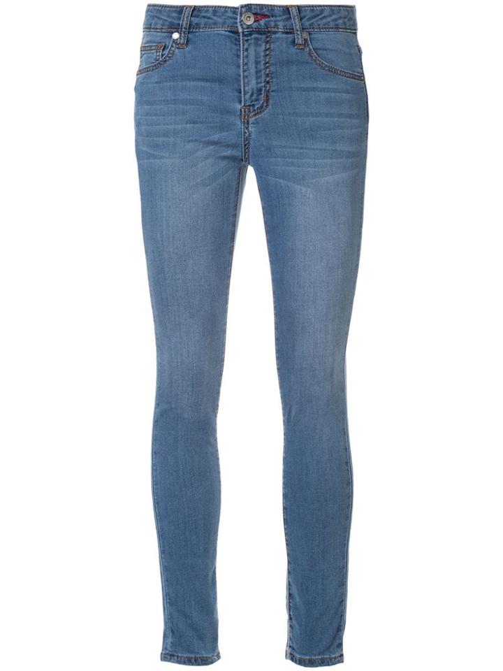 Loveless Low-rise Skinny Jeans - Blue