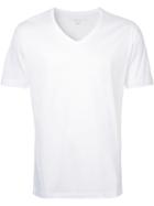 Estnation V-neck T-shirt, Men's, Size: Small, White, Cotton