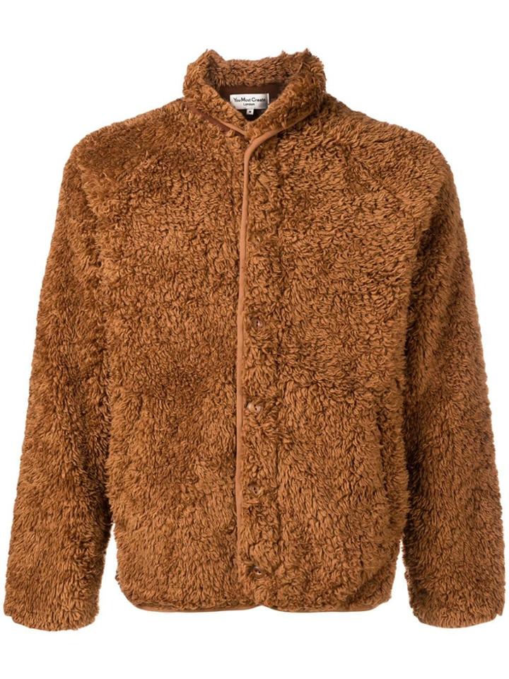 Ymc Textured Jacket - Brown