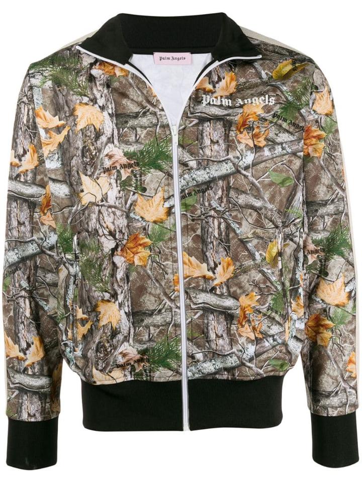 Palm Angels Palm Angels - Man - Wood Camo Track Jkt Multicolor