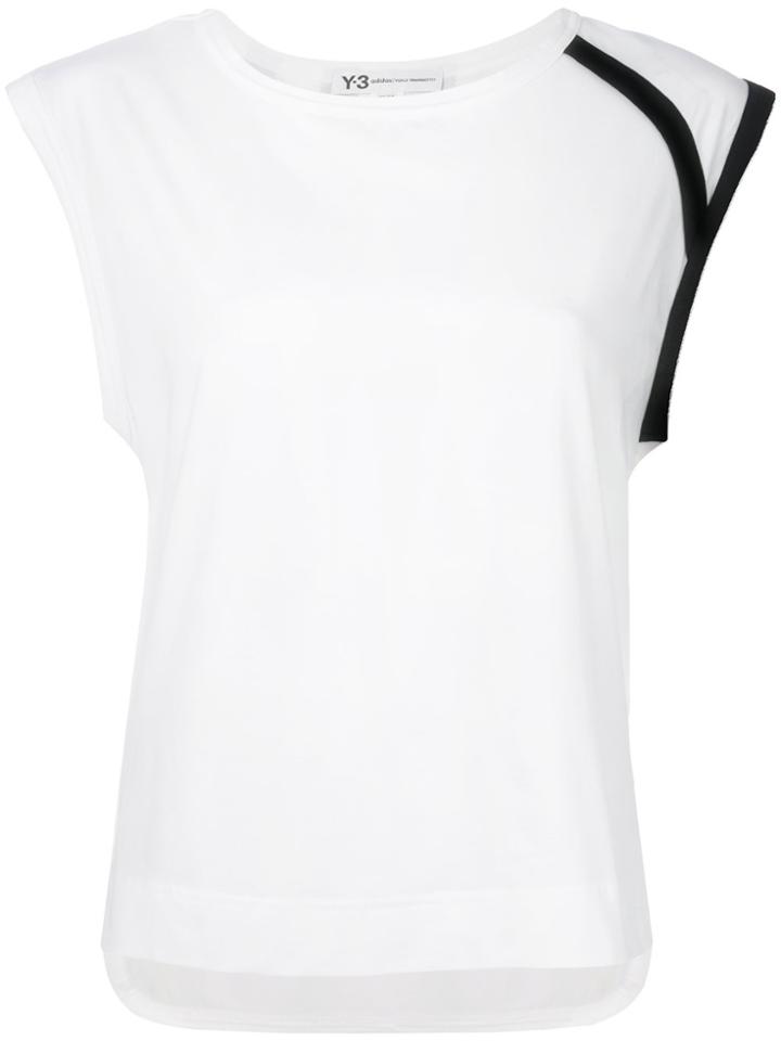 Y-3 Cap-sleeve T-shirt - White