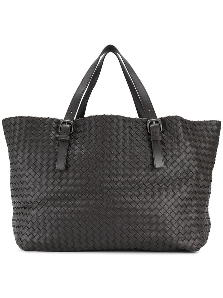 Bottega Veneta Intrecciato Cesta Bag - Brown
