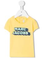 Little Marc Jacobs - Logo Print T-shirt - Kids - Cotton - 6 Mth, Yellow/orange