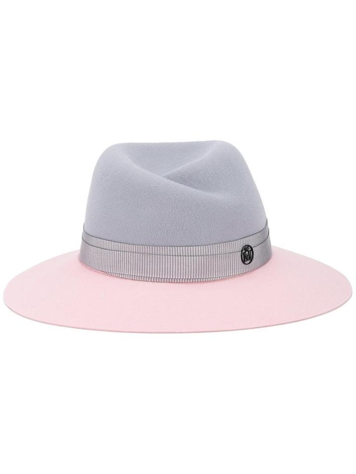 Maison Michel Virginie Hat, Women's, Size: Large, Grey, Wool Felt