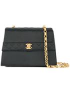 Chanel Pre-owned 1989-1991 Cc Chain Shoulder Bag - Black