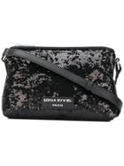 Sonia Rykiel Sequin Shoulder Bag - Black