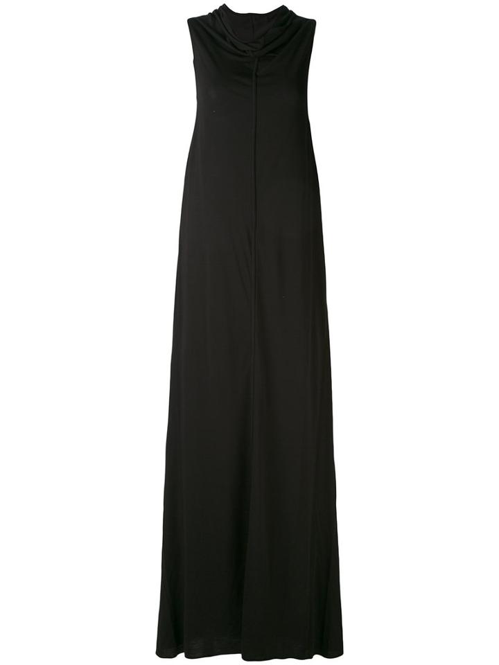 Rick Owens Lilies - Long Sleeveless Tank Dress - Women - Cotton/polyamide/viscose - 42, Black, Cotton/polyamide/viscose