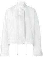 Christian Wijnants - Zipped Jacket - Women - Polyester - 38, Women's, White, Polyester