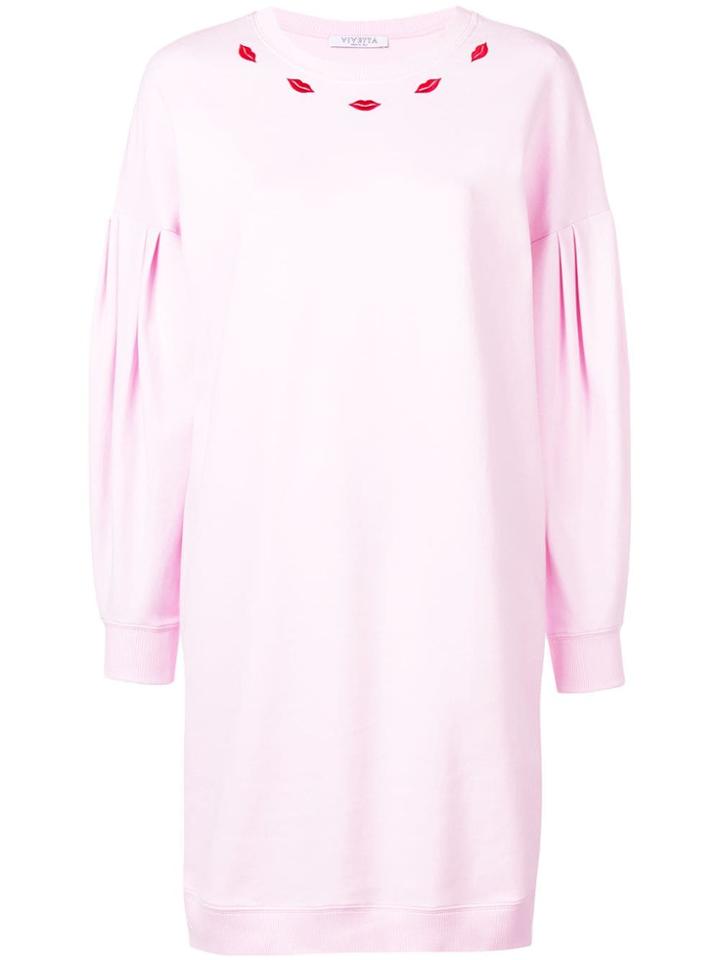 Vivetta Padova Sweatshirt Dress - Pink