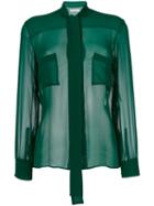 Golden Goose Deluxe Brand - Chicago Shirt - Women - Silk - M, Green, Silk
