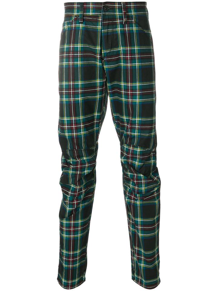 G-star Raw Tartan Trousers - Green