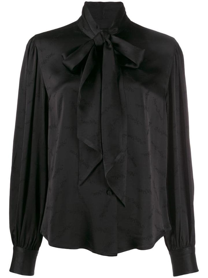 Marc Jacobs Pussy Bow Blouse - Black