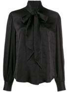 Marc Jacobs Pussy Bow Blouse - Black