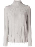 Fabiana Filippi Cashmere Turtle Neck Jumper - Grey