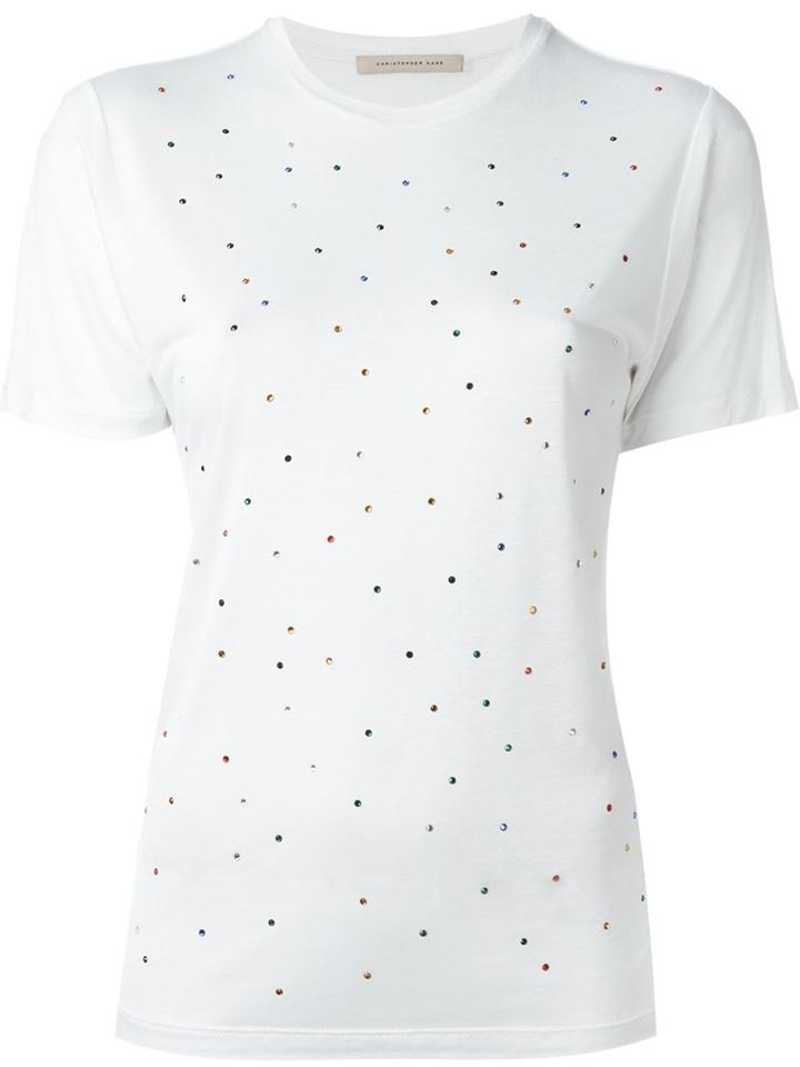 Christopher Kane Gem Embellished T-shirt