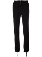Paco Rabanne Elasticated Waist Sweatpants, Women's, Size: 38, Black, Silk/polyethylene/acetate