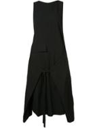 Song For The Mute Tie Waist Dress - Black