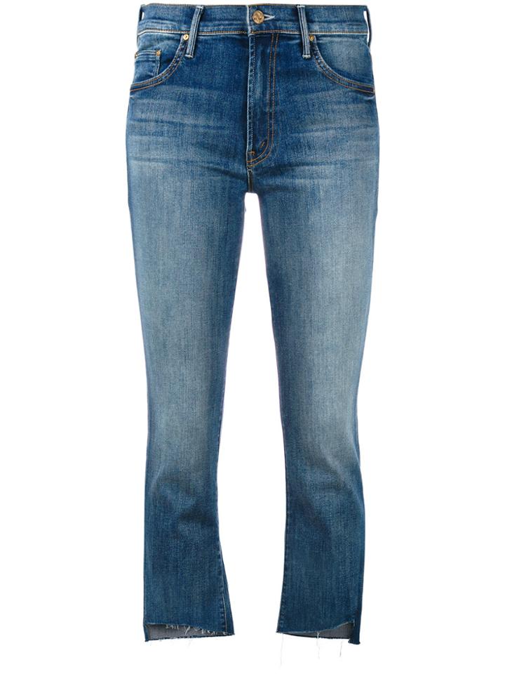 Mother Not Enough Rough Jeans - Blue