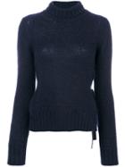 Dondup - Roll Neck Jumper - Women - Alpaca/polyamide/merino - M, Blue, Alpaca/polyamide/merino