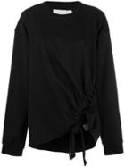 Marques'almeida Drawstring Top, Women's, Size: Xs, Black, Polyamide/polyester