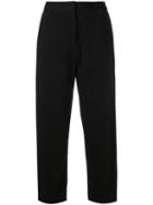 H Beauty & Youth. Tailored Cropped Trousers, Women's, Size: Small, Black, Cotton