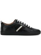 Bally Contrast Lace-up Sneakers - Black