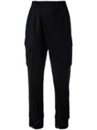 A.f.vandevorst - Cropped Pants - Women - Cotton/spandex/elastane/viscose - 42, Black, Cotton/spandex/elastane/viscose
