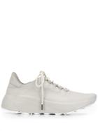 Del Carlo Perforated Lace-up Sneakers - Grey