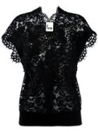 8pm Lace Blouse, Women's, Size: Medium, Black, Polyamide/polyester/cotton