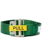Heron Preston Pull Belt - Green
