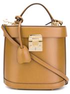 Clasp Cross-body Bag - Women - Calf Leather - One Size, Nude/neutrals, Calf Leather, Mark Cross