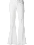 7 For All Mankind Stretch Bootcut Jeans, Women's, Size: 29, White, Cotton/spandex/elastane