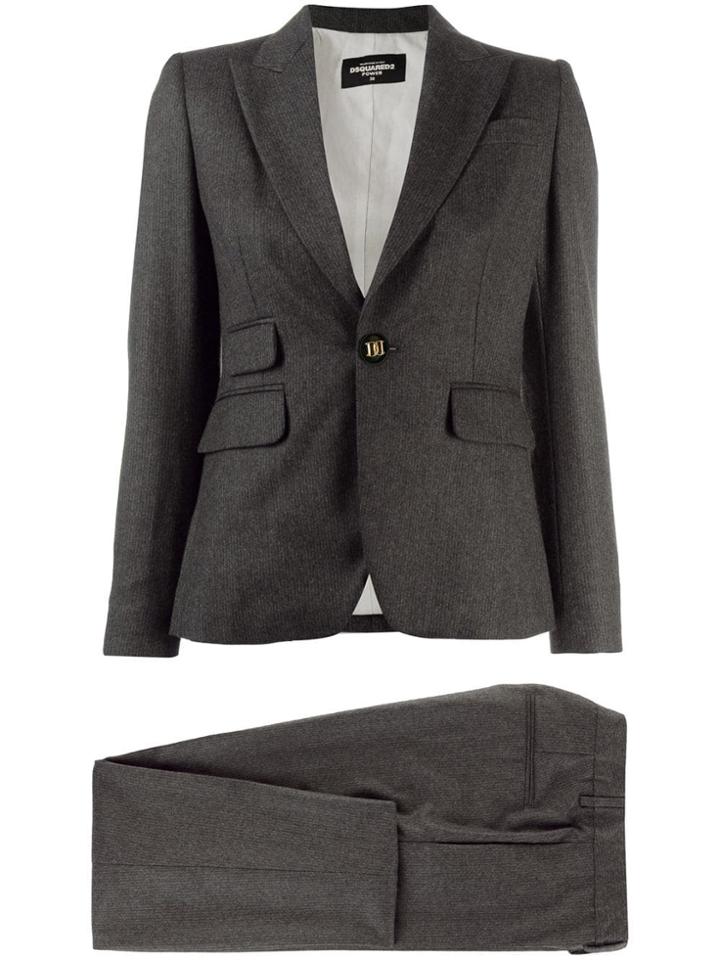 Dsquared2 Pinstriped Two-piece Suit - Grey