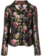 Dolce & Gabbana Floral Brocade Jacket - Black