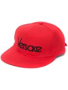 Versace Embroidered Logo Cap