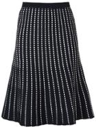 Egrey Midi Knitted Skirt, Women's, Size: Gg, Black, Polyamide/spandex/elastane/viscose