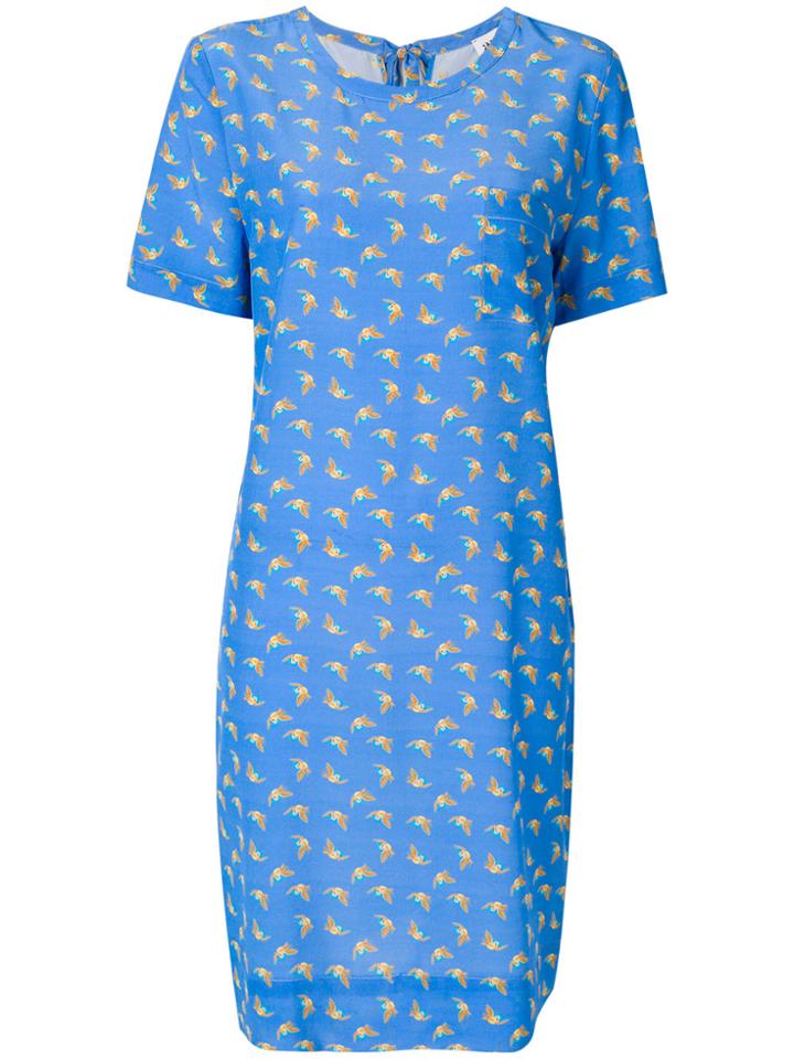 Aybi Disney Birds Print T-shirt Dress - Blue