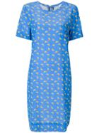 Aybi Disney Birds Print T-shirt Dress - Blue