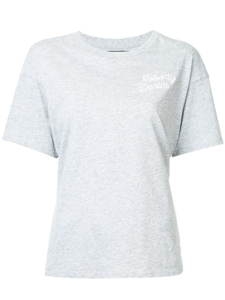 Nobody Denim Favourite Tee Sterling - Grey