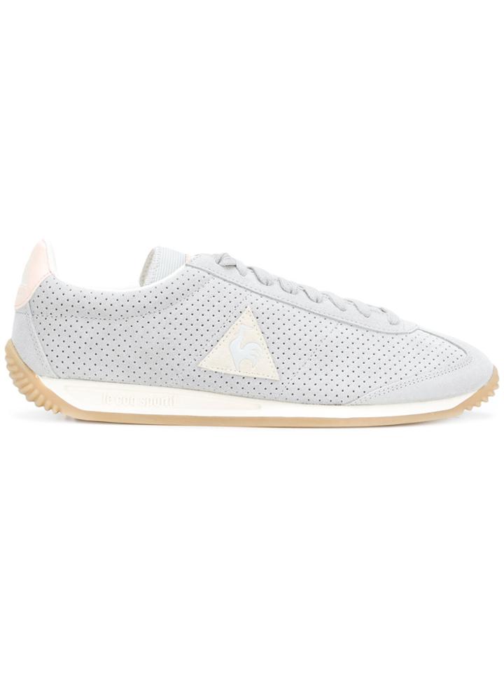 Le Coq Sportif Classic Pinhole Trainers - Grey