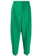 Stella Mccartney Tapered Tailored Trousers - Green