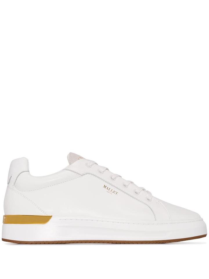 Mallet Footwear Logo Detail Low-top Sneakers - White