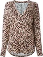 Givenchy Leopard Print T-shirt, Women's, Size: 36, Nude/neutrals, Viscose/spandex/elastane