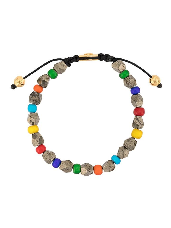 Nialaya Jewelry Faceted Beaded Bracelet - Multicolour