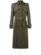 John Lawrence Sullivan Double Breasted Trench Coat - Brown