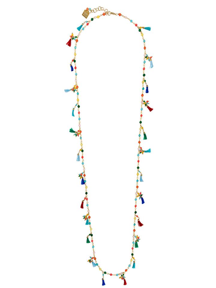Rosantica Bead Embellished Necklace - Multicolour