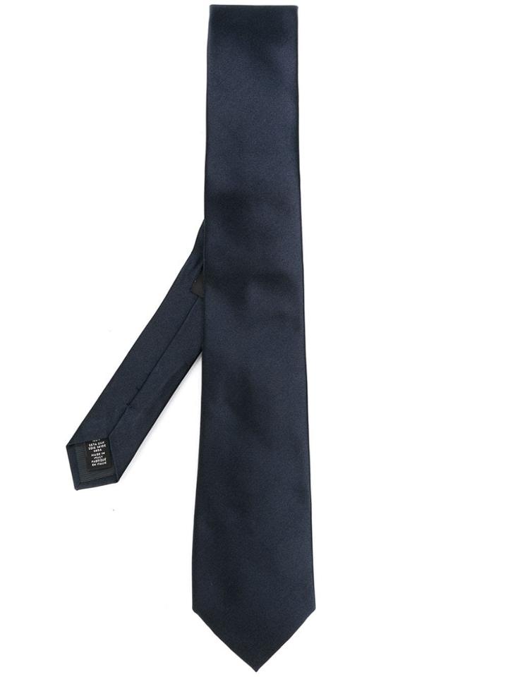 Z Zegna Colour Block Tie - Blue