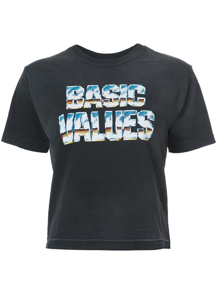Re/done Basic Values T-shirt - Black